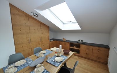 Stauraum, Ausbau Dachgeschosswohnung, optimale Platznutzung